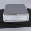 Bật Lửa Zippo Cổ Đồng Khối Mạ Chrome Trắng Trơn Phay Xước Đời 6 Vạch Huyền Năm 1984 ZC489