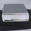Bật Lửa Zippo Cổ Đồng Khối Mạ Chrome Trắng Trơn Phay Xước Đời 6 Vạch Huyền Năm 1984 ZC489