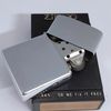 Bật Lửa Zippo Cổ Đồng Khối Mạ Chrome Trắng Trơn Phay Xước Đời 6 Vạch Huyền Năm 1984 ZC489