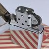 Bật Lửa Zippo Đồng Khối Mạ Chrome Vintage Chặt Góc Trắng Bóng Trơn 2 Mặt Hiếm Gặp Đời II La Mã Không Mộc Tháng Năm 1986 ZL810