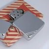 Bật Lửa Zippo Đồng Khối Mạ Chrome Vintage Chặt Góc Trắng Bóng Trơn 2 Mặt Hiếm Gặp Đời II La Mã Không Mộc Tháng Năm 1986 ZL810