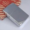 Bật Lửa Zippo Đồng Khối Mạ Chrome Vintage Chặt Góc Trắng Bóng Trơn 2 Mặt Hiếm Gặp Đời II La Mã Không Mộc Tháng Năm 1986 ZL810