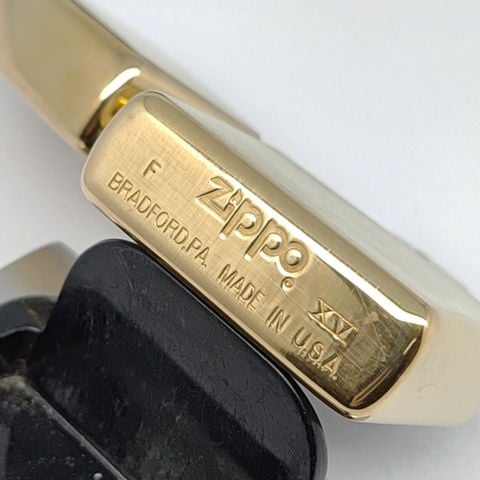 Bật Lửa Zippo Đồng Khối Trơn Phay Xước Đời XV La Mã Năm 1999 ZL826