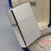 Bật Lửa Zippo Bạc Đúc Nguyên Khối Trơn Bóng Sản Xuất Năm 1994 ZB98