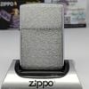 Bật Lửa Zippo Đồng Khối Mạ Chrome Trắng Trơn Phay Xước Đời V La Mã Năm 1989 ZL823