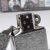 Bật Lửa Zippo Đồng Khối Mạ Chrome Trắng Trơn Phay Xước Đời XV La Mã Sản Xuất Năm 1999 ZL847