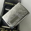 Bật Lửa Zippo Đồng Khối Mạ Chrome Khắc Ăn Mòn Chủ Đề Venetian Hiếm Gặp, Sản Xuất Năm 1997 Đời XIII La Mã ZL824