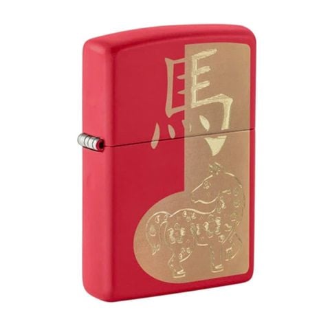 Bật Lửa Zippo Year of the Horse 2025 Chủ Đề Ngựa - 12 con giáp Z350