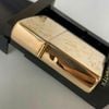 Bật Lửa Zippo Reg Western floral GP Hoa Văn Hai Mặt Mạ Vàng Hồng Đặc Biệt Hiếm Gặp Đời XV La Mã Sản Xuất Năm 1999 ZQH194