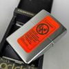 Bật Lửa Zippo Đồng Nguyên Khối Mạ Chrome Trắng Bóng Khắc Ăn Mòn Chủ Đề Quân Sự Đời XII La Mã Sản Xuất Năm 1996 ZL856