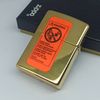 Bật Lửa Zippo Đồng Nguyên Khối Chủ Đề Quân Sự Ăn Mòn Đời XIII La Mã Năm 1997 ZL827