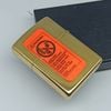 Bật Lửa Zippo Đồng Nguyên Khối Chủ Đề Quân Sự Ăn Mòn Đời XIII La Mã Năm 1997 ZL827