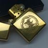 Bật Lửa Zippo Đồng Nguyên Khối Chủ Đề Quân Sự Ăn Mòn Đời XIII La Mã Năm 1997 ZL827