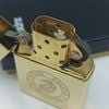 Bật Lửa Zippo Đồng Nguyên Khối Logo Quân Sự Ăn Mòn Đời IX La Mã Hiếm Gặp Năm 1993 ZL828