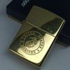 Bật Lửa Zippo Đồng Nguyên Khối Logo Quân Sự Ăn Mòn Đời IX La Mã Hiếm Gặp Năm 1993 ZL828