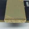 Bật Lửa Zippo Đồng Nguyên Khối Bản Vintage Chặt Góc Trơn Bóng Hiếm Gặp Đời IX La Mã Năm 1993 ZL829