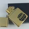 Bật Lửa Zippo Đồng Nguyên Khối Bản Vintage Chặt Góc Trơn Bóng Hiếm Gặp Đời IX La Mã Năm 1993 ZL829