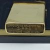 Bật Lửa Zippo Đồng Nguyên Khối Bản Vintage Chặt Góc Trơn Bóng Hiếm Gặp Đời IX La Mã Năm 1993 ZL829