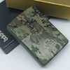 Bật Lửa Zippo Đồng Khối Sơn Phủ Camo Rằn Ri Chu Niên 1932 - 1989 Hiếm Gặp SX Năm 1989 ZL830