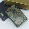 Bật Lửa Zippo Đồng Khối Sơn Phủ Camo Rằn Ri Chu Niên 1932 - 1989 Hiếm Gặp SX Năm 1989 ZL830