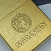 Bật Lửa Zippo Đồng Nguyên Khối Chủ Đề SamSon Thương Hiệu Nổi Tiếng Của Hà Lan Hiếm Gặp Đời XII La Mã SX Năm 1996 ZL831