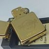 Bật Lửa Zippo Đồng Nguyên Khối Ăn Mòn Chủ Đề Hard-Rock Cafe Đời XVI La Mã Sản Xuất Năm 2000 ZL834