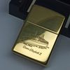 Bật Lửa Zippo Đồng Nguyên Khối Ăn Mòn Chủ Đề Tàu Queen Elizabeth 2 Đời X La Mã Sản Xuất Năm 1994 ZL835