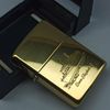 Bật Lửa Zippo Đồng Nguyên Khối Ăn Mòn Chủ Đề Tàu Queen Elizabeth 2 Đời X La Mã Sản Xuất Năm 1994 ZL835