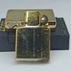 Bật Lửa Zippo Đồng Nguyên Khối Vintage Chặt Góc Trơn 2 Mặt Hiếm Gặp Đời II La Mã Bản Thử Nghiệm Không Mộc Tháng Năm 1986 ZQH195