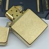 Bật Lửa Zippo Đồng Nguyên Khối Trơn Phay Xước Chu Niên 1932 - 1990 Sản Xuất Năm 1990 ZL837