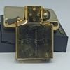 Bật Lửa Zippo Đồng Nguyên Khối Trơn Phay Xước Chu Niên 1932 - 1990 Sản Xuất Năm 1990 ZL837