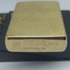 Bật Lửa Zippo Đồng Nguyên Khối Trơn Phay Xước Chu Niên 1932 - 1990 Sản Xuất Năm 1990 ZL837