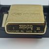 Bật Lửa Zippo Đồng Nguyên Khối Khắc Ăn Mòn Chủ Đề Đời XI La Mã Sản Xuất Năm 1995 ZL838