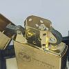 Bật Lửa Zippo Đồng Nguyên Khối Khắc Ăn Mòn Chủ Đề Đời XI La Mã Sản Xuất Năm 1995 ZL838