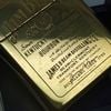 Bật Lửa Zippo Đồng Nguyên Khối Chủ Đề Hãng Rượu JIMBEAM Đời XI La Mã Sản Xuất Năm 1995 ZL839