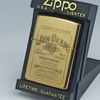 Bật Lửa Zippo Đồng Nguyên Khối Chủ Đề Hãng Rượu JIMBEAM Đời XI La Mã Sản Xuất Năm 1995 ZL839