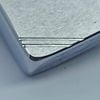 Bật Lửa Zippo Đồng Khối Mạ Chrome Vintage Chặt Góc Trắng Phay Xước Trơn 2 Mặt Hiếm Gặp Đời II La Mã Không Mộc Tháng Năm 1986 ZQH193