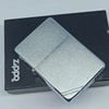 Bật Lửa Zippo Đồng Khối Mạ Chrome Vintage Chặt Góc Trắng Phay Xước Trơn 2 Mặt Hiếm Gặp Đời II La Mã Không Mộc Tháng Năm 1986 ZQH193
