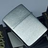 Bật Lửa Zippo Đồng Khối Mạ Chrome Phay Xước Chủ Đề Quân Sự Ăn Mòn Phủ Sơn Đời IV La Mã Sản Xuất Năm 1988 ZL841
