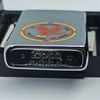 Bật Lửa Zippo Đồng Khối Mạ Chrome Phay Xước Chủ Đề Quân Sự Ăn Mòn Phủ Sơn Đời IV La Mã Sản Xuất Năm 1988 ZL841