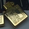 Bật Lửa Zippo Đồng Khối Venetian Hoa Văn Ý Cổ Điển Đời XII La Mã Sản Xuất Năm 1996 ZL842