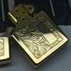 Bật Lửa Zippo Đồng Khối Venetian Hoa Văn Ý Cổ Điển Đời X La Mã Sản Xuất Năm 1994 ZL843