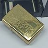 Bật Lửa Zippo Đồng Khối Venetian Hoa Văn Ý Cổ Điển Đời XIII La Mã Sản Xuất Năm 1997 ZL845