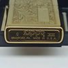 Bật Lửa Zippo Đồng Khối Venetian Hoa Văn Ý Cổ Điển Đời XIII La Mã Sản Xuất Năm 1997 ZL845