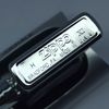 Bật Lửa Zippo Đồng Khối Mạ Chrome Trắng Trơn Phay Xước Đời XI La Mã Sản Xuất Năm 1995 ZL848