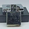Bật Lửa Zippo Đồng Khối Mạ Chrome Trắng Trơn Bóng Chủ Đề Khắc Ăn Mòn Phủ Sơn Đời VIII La Mã Sản Xuất Năm 1992 ZL851