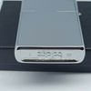Bật Lửa Zippo Đồng Khối Mạ Chrome Trắng Trơn Bóng Chủ Đề Khắc Ăn Mòn Phủ Sơn Đời VIII La Mã Sản Xuất Năm 1992 ZL852