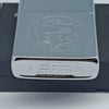 Bật Lửa Zippo Đồng Khối Mạ Chrome Trắng Trơn Bóng Chủ Đề Khắc Ăn Mòn Đời III La Mã Sản Xuất Năm 1987 ZL853
