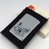 Bật Lửa Zippo Cổ Đồng Khối Mạ Chrome Trắng Chủ Đề Quân Sự Ăn Mòn Phủ Sơn Đời 3 Vạch Sắc Năm 1979 ZC491