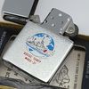 Bật Lửa Zippo Cổ Đồng Khối Mạ Chrome Trắng Xước Chủ Đề Tầu Chiến Ăn Mòn Phủ Sơn Đời 4 Vạch Sắc Năm 1978 ZC492